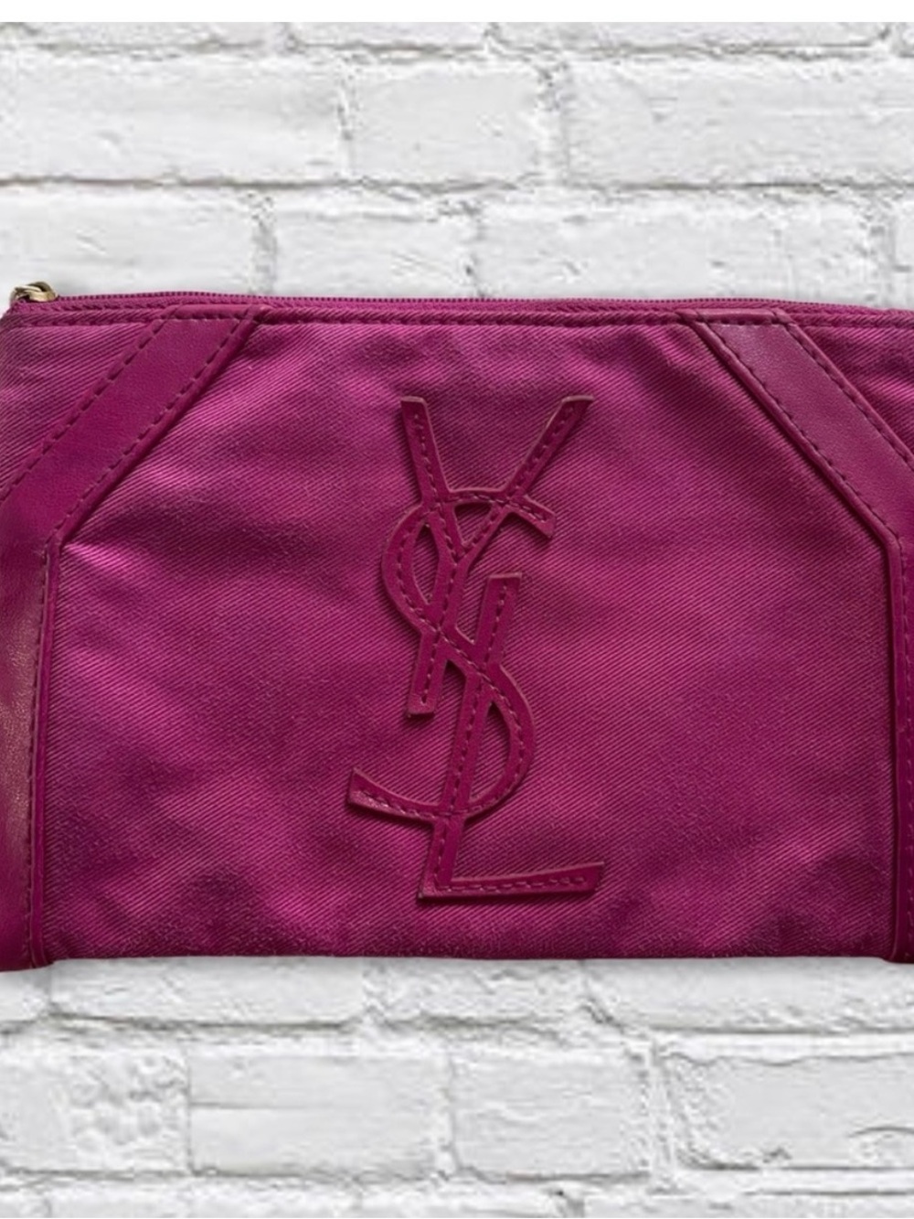 Yves Saint Laurent Parfums Purple Logo Bag